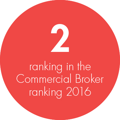Commercial Business Writers 2016, Broker Ranking