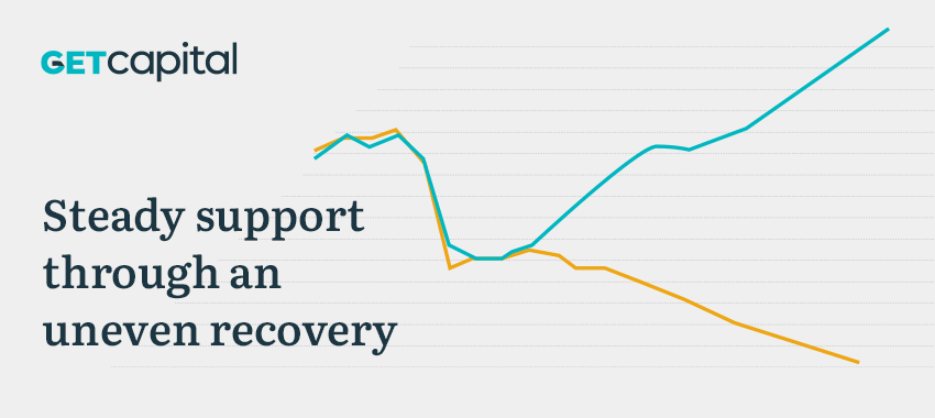 Steady support through an uneven recovery